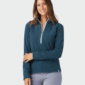 Stio Turpin fleece in Midnight Hour